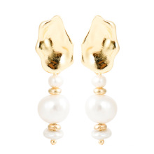 baroque pearl earring earring newest fancy design freshwater pearl dangle earrings for girls